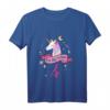 Kinder Geburtstagsshirt für 4 Jahre Mädchen mit Einhorn-Design  Klassisches Geburtstags-T-Shirt für kleine Geburtstagsfeiern