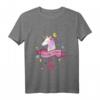 Kinder Geburtstagsshirt für 4 Jahre Mädchen mit Einhorn-Design  Klassisches Geburtstags-T-Shirt für kleine Geburtstagsfeiern