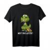 Lustiges Dinosaurier frisst Einhorn T-Shirt  Humorvolles Outfit für Märchen- und Fabelwesen-Fans, Geschenkidee für Einhornhasser und Satireliebhaber