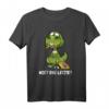 Lustiges Dinosaurier frisst Einhorn T-Shirt  Humorvolles Outfit für Märchen- und Fabelwesen-Fans, Geschenkidee für Einhornhasser und Satireliebhaber