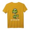 Lustiges Dinosaurier frisst Einhorn T-Shirt  Humorvolles Outfit für Märchen- und Fabelwesen-Fans, Geschenkidee für Einhornhasser und Satireliebhaber