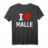 I LOVE MALLE Shirt Mallorca T-Shirt  Klassisches Inselmotiv für Mallorca Fans & Urlaubsliebhaber