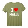 I LOVE MALLE Shirt Mallorca T-Shirt  Klassisches Inselmotiv für Mallorca Fans & Urlaubsliebhaber
