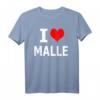I LOVE MALLE Shirt Mallorca T-Shirt  Klassisches Inselmotiv für Mallorca Fans & Urlaubsliebhaber