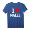 I LOVE MALLE Shirt Mallorca T-Shirt  Klassisches Inselmotiv für Mallorca Fans & Urlaubsliebhaber