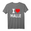 I LOVE MALLE Shirt Mallorca T-Shirt  Klassisches Inselmotiv für Mallorca Fans & Urlaubsliebhaber