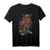 Steampunk Eule mit mechanischen Zahnrädern - Vintage Gothic Vogel T-Shirt für Tier- und Steampunk-Liebhaber