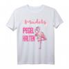 Egal was passiert, hält Flamingo-Party beim Laufen T-Shirt  Lustiges Geschenk für Feiern, Junggesellenabschiede & Mallorca-Urlaub