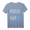 Lustiges Mathelehrer Geschenk - 'Mathe macht mich Happy' T-Shirt für Lehrer, Referendare & Schüler zum Abschied & Danke