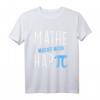 Lustiges Mathelehrer Geschenk - 'Mathe macht mich Happy' T-Shirt für Lehrer, Referendare & Schüler zum Abschied & Danke