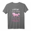 Pfeif auf den Prinzen, ich nehm das Pferd - Lustiges Pferde Spruch T-Shirt für Pferdefans, Reiterinnen & Pferdeliebhaber