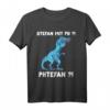 Lustiges Trex Meme Dinosaurier mit Überbiss Stefan T-Shirt  Perfekt für Geburtstag, Männertag & als humorvolles Geschenk für Freunde