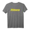 Freiwillige Feuerwehr Logo Rückenaufdruck Neongelb T-Shirt  Perfektes Geschenk für Feuerwehrleute und Ehrenamtliche
