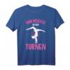 Mir reichts ich geh Turnen Turnerin Gymnastik Mädchen Kinder T-Shirt  Perfektes Geschenk für Turnverein, Weihnachten & Geburtstag