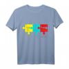 Autismus Periodensystem Tabelle T-Shirt - Bewusstsein, Geschenkidee & Unterstützung für Autisten, Asperger & Autismus Kinder zum Welt-Autismus-Tag
