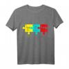 Autismus Periodensystem Tabelle T-Shirt - Bewusstsein, Geschenkidee & Unterstützung für Autisten, Asperger & Autismus Kinder zum Welt-Autismus-Tag
