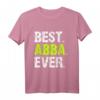 Best Abba Ever Familien-Lustiges T-Shirt - Trendiges, cooles Geschenk für Papa, Opa und ABBA-Fans