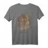HapBunny Lion King T-Shirt mit Simba & Nala Wasserfarben Motiv - Find Love Design, Officially Licensed Disney Apparel
