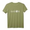 Herzschlag Katze Katzenpfoten Katzenliebhaber Liebe T-Shirt - Lustiges Geschenk für Katzenbesitzer und Tierliebhaber