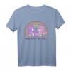 HapBunny Good Vibes Rainbow T-Shirt mit Share And Cheer Bear  Buntes, lizenziertes Geburtstagsdesign für besondere Anlässe