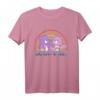 HapBunny Good Vibes Rainbow T-Shirt mit Share And Cheer Bear  Buntes, lizenziertes Geburtstagsdesign für besondere Anlässe