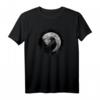 Schwarze Krähe T-Shirt mit mystischem Rabenmotiv vor Vollmond  Ideal für Vogel- und Naturliebhaber mit magischem Interesse