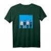 HapBunny T-Shirt in Blau mit Albumeinband - Klassisch geschnitten, doppelt genähter Saum