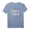 Party Crew T-Shirts - Lustige passende Shirts für Geburtstagsparty, Freunde & Familie, Gruppenkleidung für Feierlichkeiten