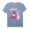 Einhorn Geburtstagsshirt für 5 Jahre Mädchen - Süßes T-Shirt zum Geburtstag & Weihnachten für kleine Kinder