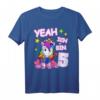 Einhorn Geburtstagsshirt für 5 Jahre Mädchen - Süßes T-Shirt zum Geburtstag & Weihnachten für kleine Kinder