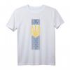 Strickmuster mit ukrainischem Emblem und Flagge T-Shirt  Kulturelles Geschenk für Ukrainer zu Weihnachten, Geburtstag, Mutter- & Vatertag