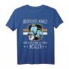 Motorroller Rollerfahren 50cm & 125cm T-Shirt - Perfektes Geschenk für Scooter- und Mopedfahrer, Geburtstag & Weihnachten