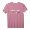 Computer Gamer Geschenk 'Things I Hate' T-Shirt  Humorvolles Geschenk für Jugendliche & Digital Natives zu Geburtstag oder Weihnachten