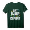 Eat Sleep Build Repeat Building Blocks Bricks Master Builder T-Shirt  Perfect Gift for Kids and Little Builders