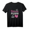 Damen Altenpflegerin Tätowierte Pflegerin mit Herz Pflegefachkraft T-Shirt  Lustiges Outfit für die Arbeit & Pflegepersonal-Geschenk
