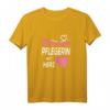 Damen Altenpflegerin Tätowierte Pflegerin mit Herz Pflegefachkraft T-Shirt  Lustiges Outfit für die Arbeit & Pflegepersonal-Geschenk