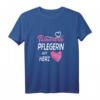 Damen Altenpflegerin Tätowierte Pflegerin mit Herz Pflegefachkraft T-Shirt  Lustiges Outfit für die Arbeit & Pflegepersonal-Geschenk