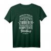 Kompetentes Zimmerer T-Shirt mit Spruch  Lustiges Geschenk für Zimmerer, Zimmermänner & Baustellenprofis zu Geburtstag, Weihnachten & Ausbildung