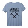 Schicht Im Schacht Bergwerk Bergarbeiter T-Shirt  Lustiges Geschenk für Bergleute, Kumpel & Bergbau-Fans bei Grubenfahrt