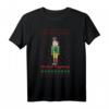 Glückauf Erzgebirge Weihnachten T-Shirt mit Nussknacker und Schnee  Traditionelles Weihnachtsdesign für Bergbau- und Erzgebirge-Fans