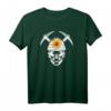 Bitcoin Miner Schädel Hut und Hack T-Shirt  Kryptowährung Bergmann & Mining Geschenk für BTC Fans und Krypto-Enthusiasten