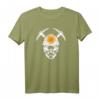 Bitcoin Miner Schädel Hut und Hack T-Shirt  Kryptowährung Bergmann & Mining Geschenk für BTC Fans und Krypto-Enthusiasten