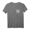 HapBunny Bergmann T-Shirt mit Schlägel und Eisen  Klassisch geschnitten, ideales Geschenk für Bergleute & Bergwerksfans