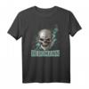 Bergmann Totenkopf T-Shirt mit Revier-Motiv  Modernes Skull-Design für Bergleute und Bergbau-Fans