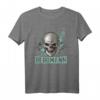 Bergmann Totenkopf T-Shirt mit Revier-Motiv  Modernes Skull-Design für Bergleute und Bergbau-Fans