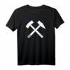 Schlägel und Eisen - Glück Auf Erzgebirge Bergbau Steiger T-Shirt für Heimatverbundene & Bergbau-Fans