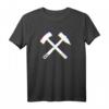 Schlägel und Eisen - Glück Auf Erzgebirge Bergbau Steiger T-Shirt für Heimatverbundene & Bergbau-Fans