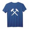 Schlägel und Eisen - Glück Auf Erzgebirge Bergbau Steiger T-Shirt für Heimatverbundene & Bergbau-Fans