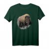 Bison Büffel Rind Design Illustration Geschenk T-Shirt  Perfekt für Naturschützer, Tierliebhaber und Safari-Fans zu Weihnachten & Geburtstag