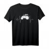 Traktor Landwirtschaft Trecker Bauernhof Landwirt Herzschlag T-Shirt  Lustiges Geschenk für Landwirte, Bauern & Trecker-Fans zum Geburtstag & Weihnachten